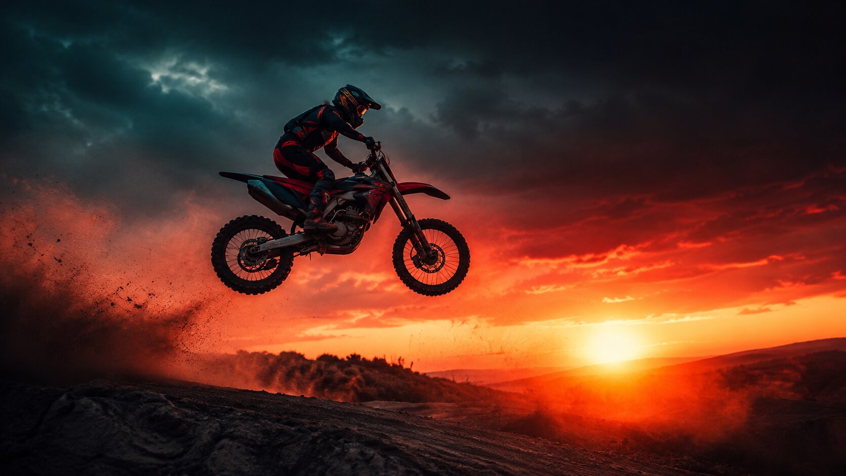 Motocross close-up